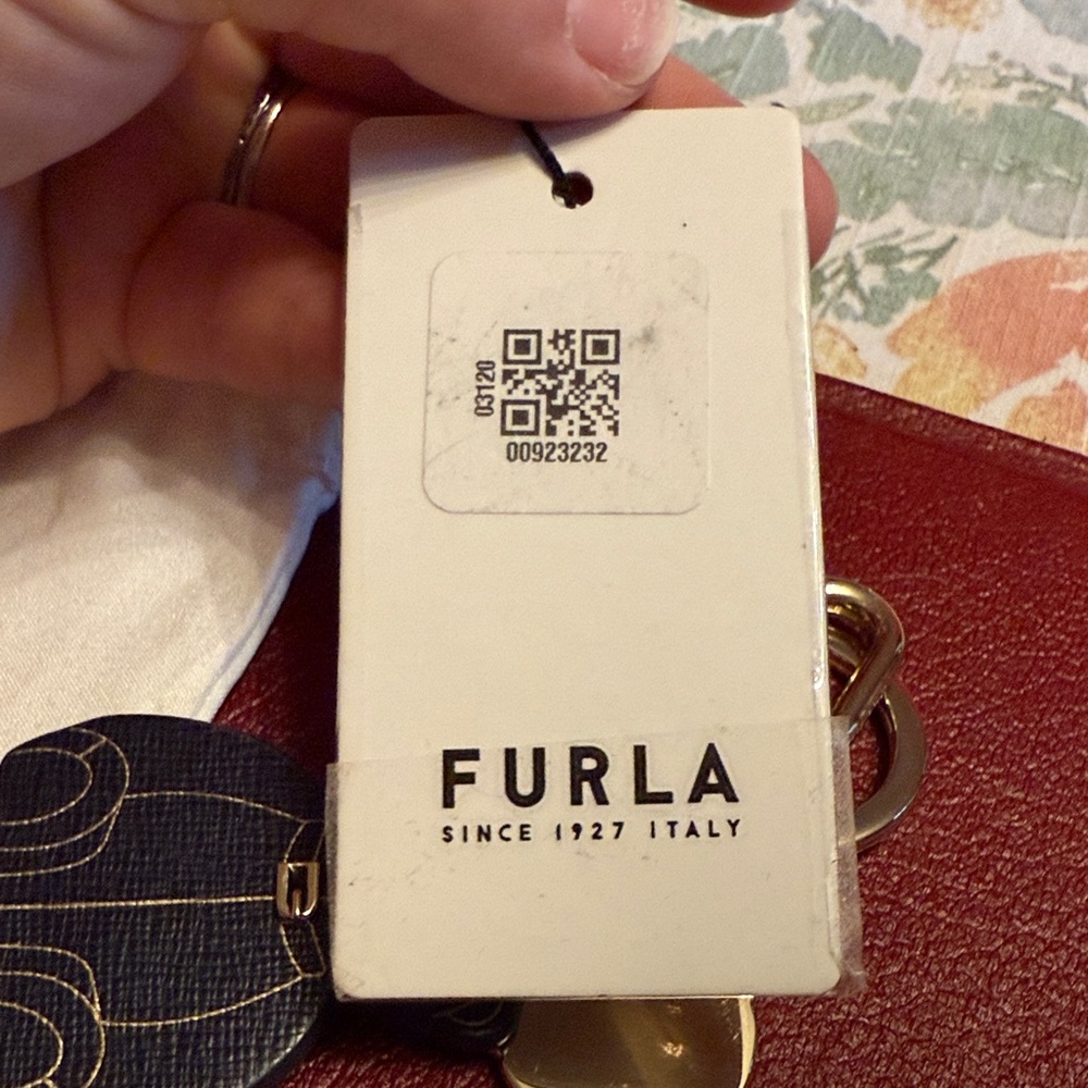 Furla NWT Black and Gold Bear Keychain with little bag. - Picture 13 of 16